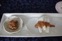 うどの甘酢みそ＆うどの花嫁