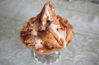 チョコミルヒかき氷