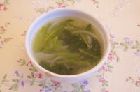 玉ねぎおばさんのほうれんスープ