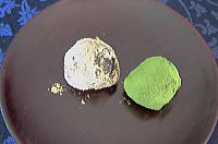 抹茶ときなこのキャロブチョコ